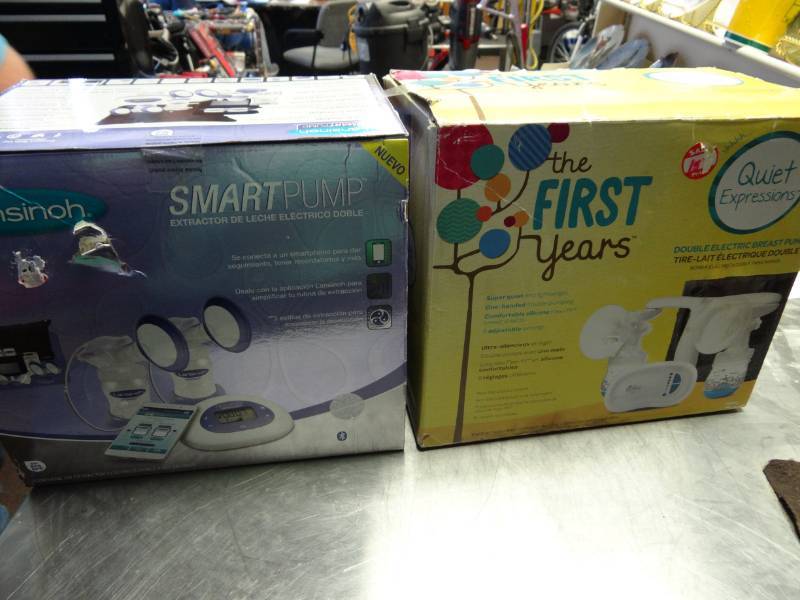 lot 1445 image: Lot of 2 Breast Pumps