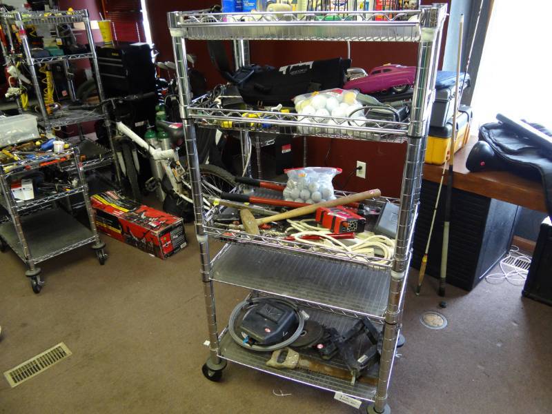 lot 1488 image: 5 Tier Metro Shelf on Casters