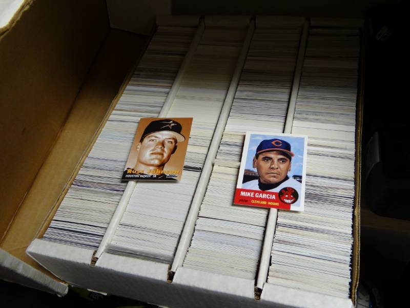 lot 7239 image: Box Full of Baseball Cards, Bowman