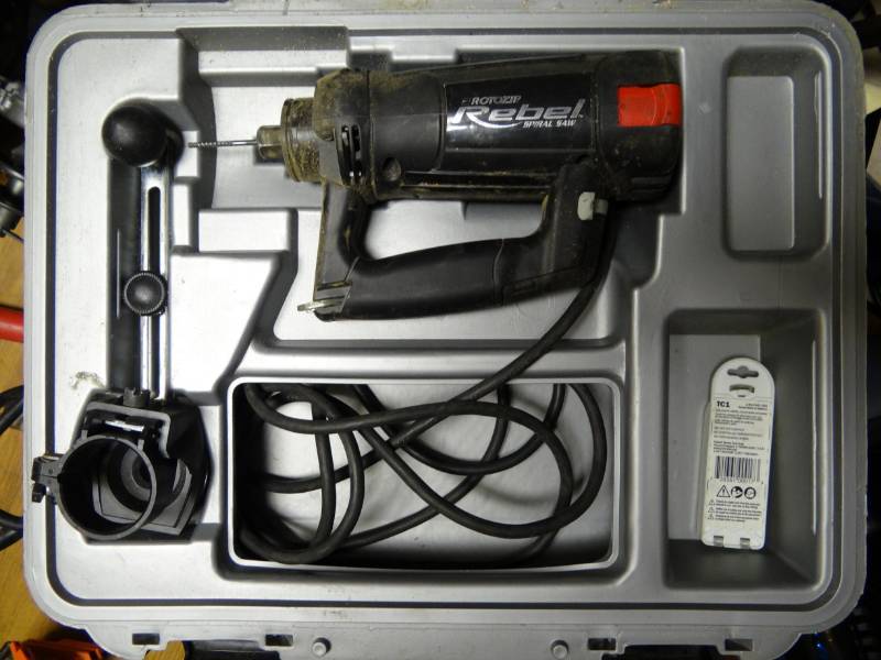lot 7251 image: Corded Rotozip Rebel Spiral Saw with Case