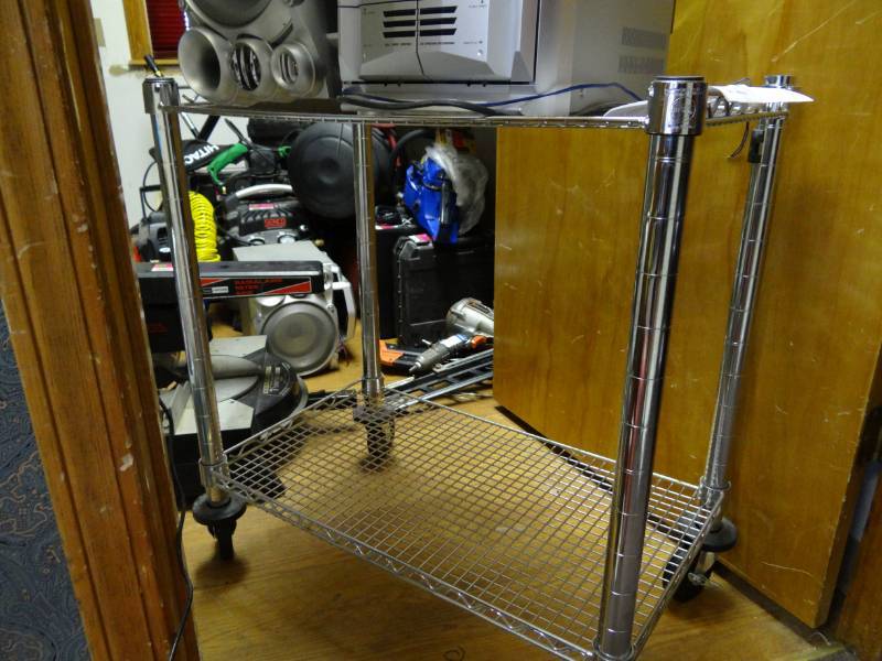 lot 7279 image: 2 Tier Metro Cart on Casters