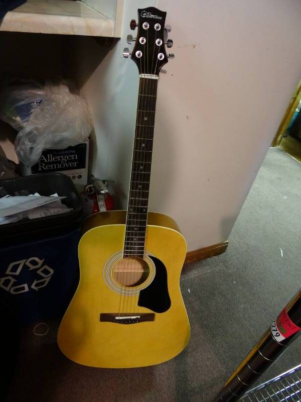 lot 7324 image: Silvertone Guitar with Case
