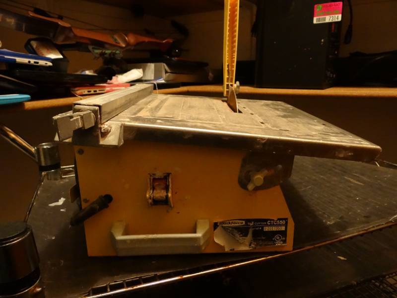 lot 7327 image: Workforce Tile Cutter Model # CTC3550