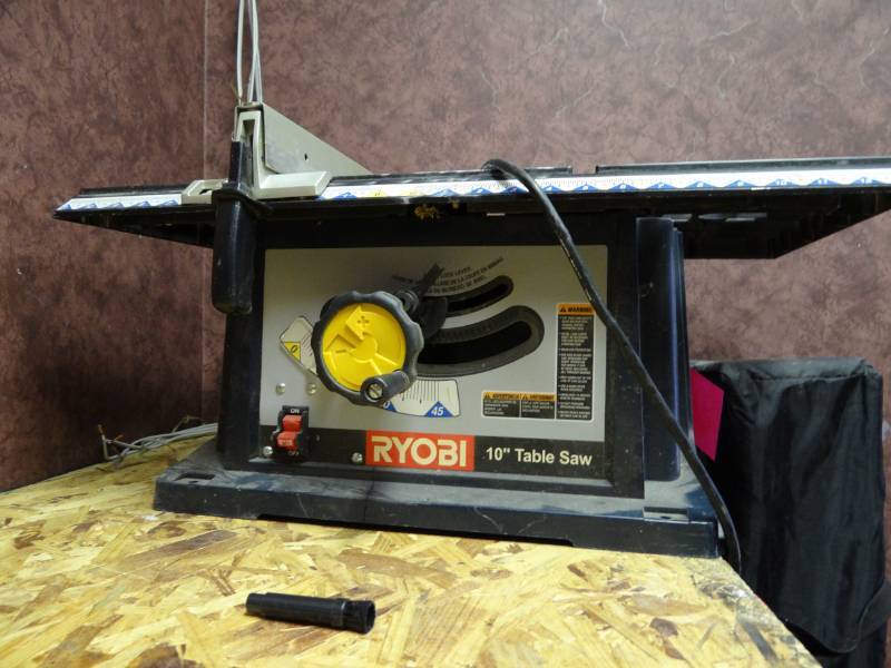 lot 7348 image: Ryobi 10 Table Saw
