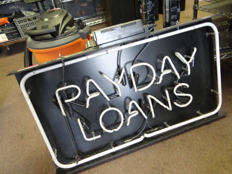 lot 7376 image: Neon Window Sign