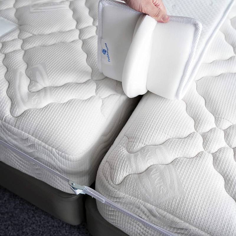 lot 50642 image: FeelAtHome Twin to King Bed Converter Kit - Bed Bridge - Twin XL Connector to King Maker - Mattress Bridge - Conversion Kit (8 Class)