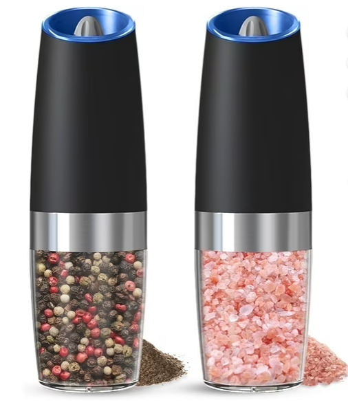 lot 19162 image: Gravity Electric Salt and Pepper Mill Set