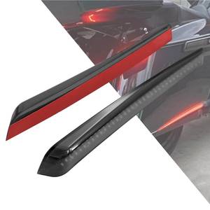 lot 23516 image: HDBUBALUS LED Extended Saddlebag Light with Smoke Lenses Fit for Harley Touring Road King Street Road Glide FLHR 2014-2023