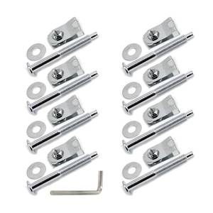 lot 23522 image: Truck Bed Mounting Hardware Kit Set of 3 Bolts, 6 Captured Nuts Replacement for 1999-2016 Ford F250 F350 F450 F550 Super Duty Replaces 924-311 W706640-S900 W706641-S900 W708770S436
