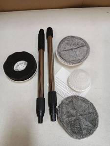 lot 23543 image: Electric Cleaning Brush Replacement Pole And Pads for Model DB-9001