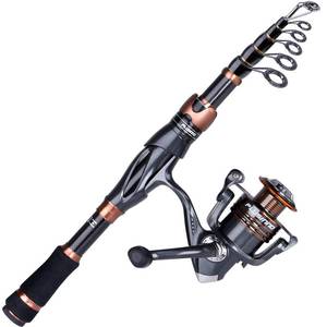 lot 23561 image: PLUSINNO Fishing  Reel Bronze Warrior Toray 12 1 Shielded Bearings Stainless Steel BB Spinning Reel, Travel Freshwater Fishing Gear (Reel Only)