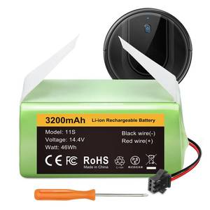 lot 32109 image: FirstPower 3200mAh Compatible with Eufy Battery Replacement - Eufy 11s Battery, 30, 30C, 15C, 15T, 12, 35C, 15C MAX - Ecovacs Deebot N79S, 500, N79, DN622 - Tesvor X500 Robot Vacuum Cleaners