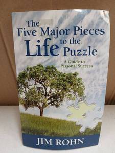 lot 32118 image: The Five Major Pieces to the Life Puzzle Book by Jim Rohn