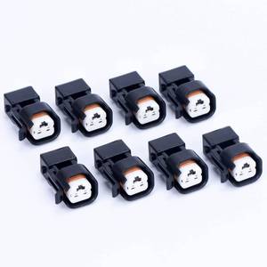 lot 32134 image: DECKBU 8 pcs Fuel Injector Adapter Connector Kit Replacement for EV1 to USCAR EV6 & EV14 LS1 LS2 LS3 All kinds of adapter connectors (CYX001)