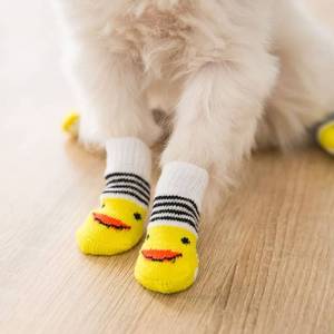 lot 32139 image: 12 Pieces Dog Anti Slip Socks for Small Dogs, 3 Styles Non Skid Doggie Socks with Grips, Anti-Slip Indoor Puppy Cat Pet Paw Protection for Hardwood Floor Wear, Prevent Licking (2 M 1 L)