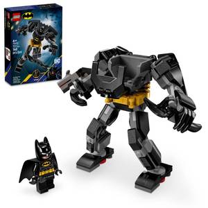 lot 36520 image: LEGO DC Batman Batman Mech Armor Super Hero Toy, Collectible Robot Action Figure And Batman Minifigure Included, Creative Super Hero Gift For Kids & Batman Fans Ages 6 And Up, 76270