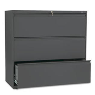 lot 2397 image: 800 Series 42 Wide 3-Drawer Lateral File