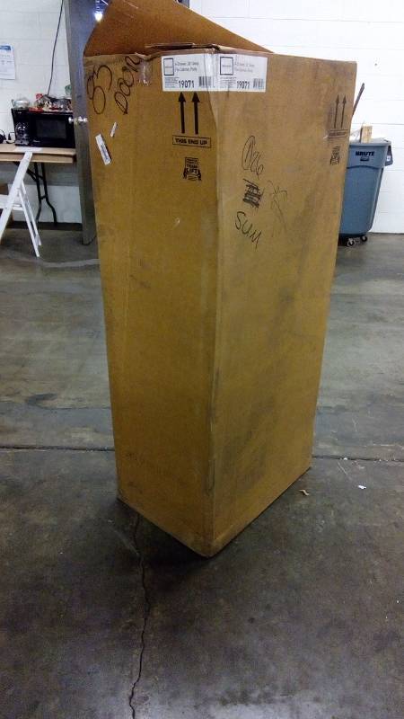 lot 2421 image: Realspace(R) PRO Steel Vertical File, 4-Drawer, 52in.H x 15in.W x 22in.D, Putty