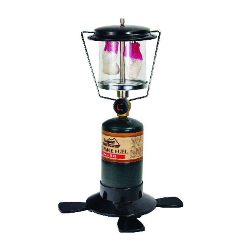 lot 2423 image: Texsport 14202 Double Mantle Propane Lantern 600 Candlepower Illumination