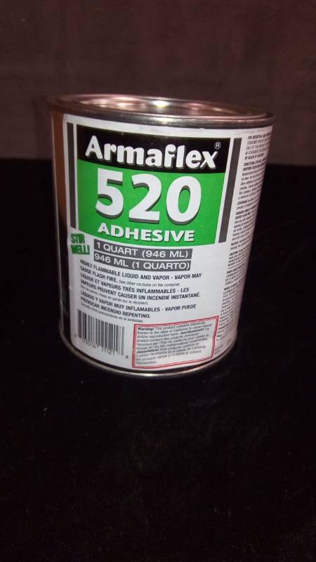 lot 2431 image: Armaflex 520 Adhesive, 1 Quart Cans (lot Of 12 Cans)
