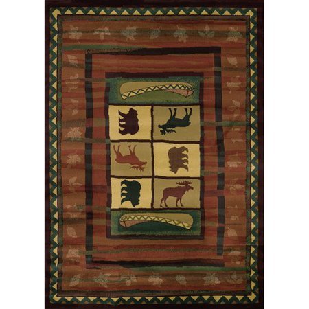 lot 2480 image: United Weavers of America Genesis Hearthstone Lodge Area Rug