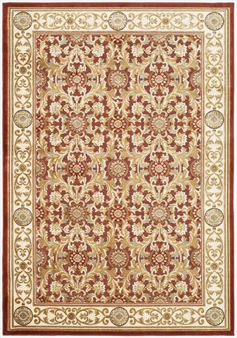 lot 2487 image: Area Rug in Red