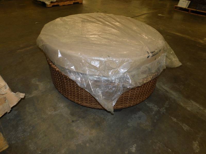 lot 2394 image: Out Door Patio Ottaman