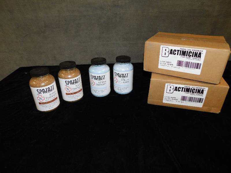lot 2422 image: Lot of Bath Salts and Bactimicina