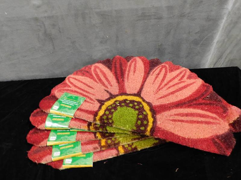 lot 2492 image: Lot of Summer Daisy Doormats