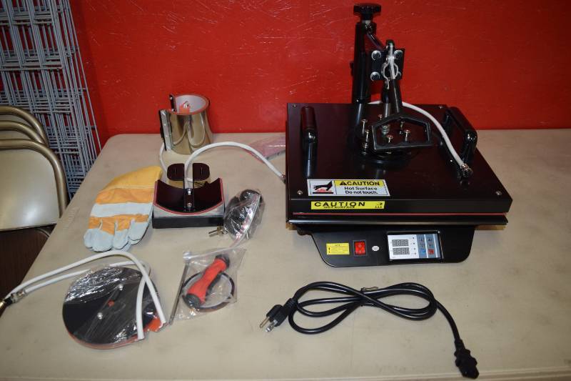 lot 2 image: 5-in-1 Swing Away Heat Press