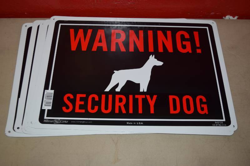 lot 11 image: 18 Metal Signs