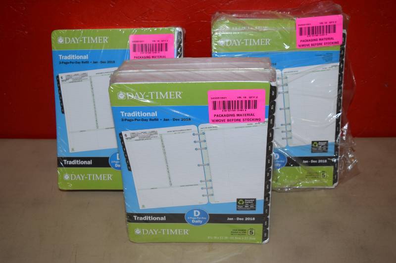 lot 19 image: 6 Day-Timer Planner Refills