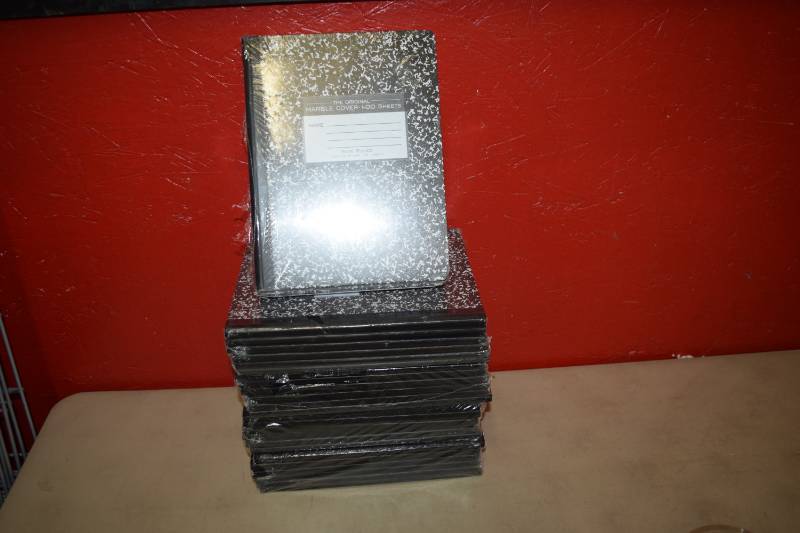 lot 20 image: 30 Composition Notebooks
