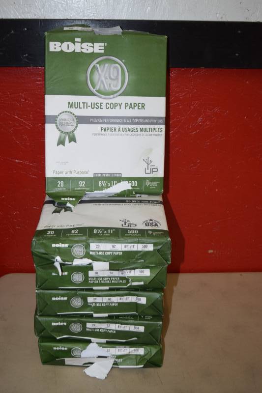 lot 63 image: 6 Reams Boise Copy Paper
