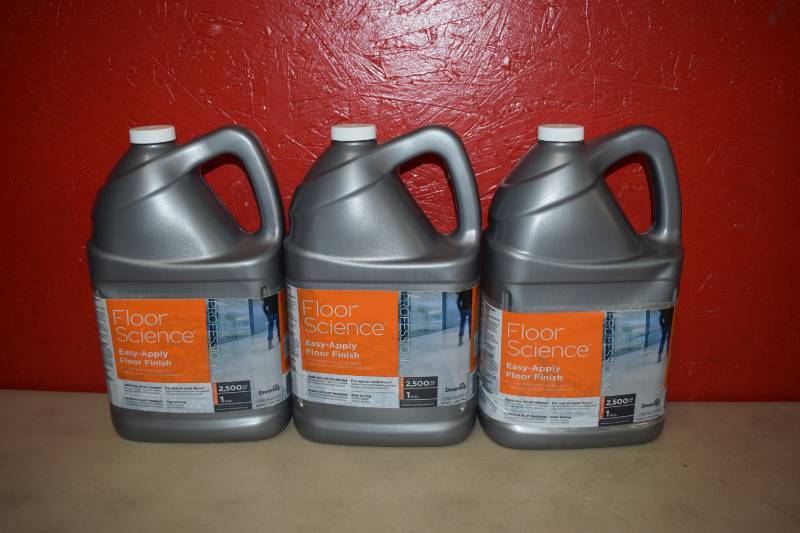 lot 101 image: 3 Gallons Diversey Floor Science Floor Finish