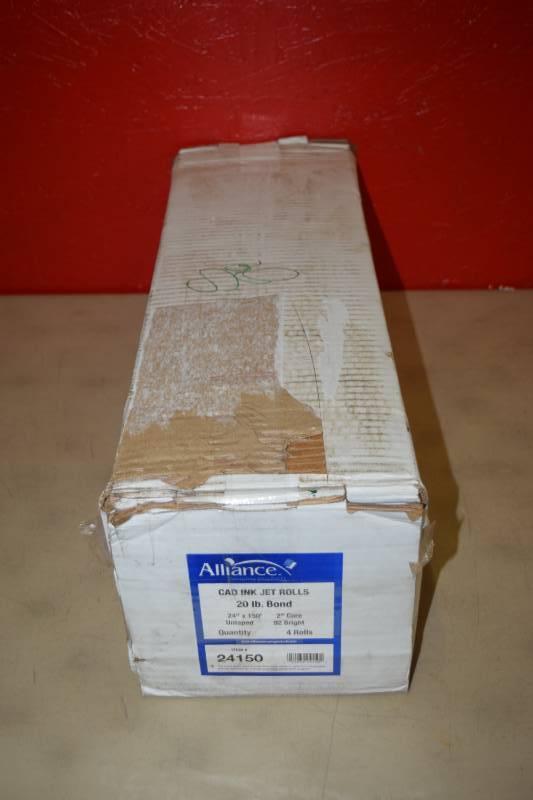 lot 112 image: 4 Rolls Ink Jet Paper