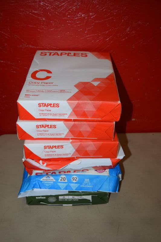 lot 131 image: 6 Reams Copy Paper