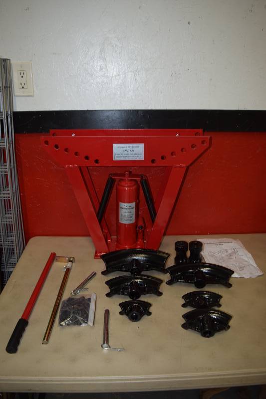 lot 198 image: 12 Ton Hydraulic Pipe Bender