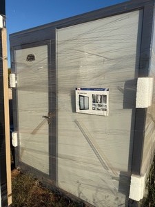 lot 1032 image: Unused IRMT Mobile Shower and Toilet Container - Great for longer term needs or new construction, Barndominiums, etc.  Very Well Built