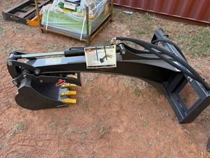 lot 1272 image: Unused Arteer 7 foot Skid Steer Backhoe Attachment, 84 digging depth for 30-65HP skid steers