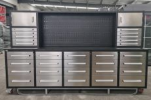 lot 10578 image: Unused Suihe Tool Cabinet H10FT-30D-01A Stainless Top &amp Front