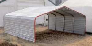 lot 10590 image: New Metal Carport Kit - Model M202010