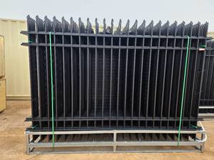 lot 10608 image: New Suihe Pallet Of 10ft x 6.5ft Power Coated Steel Frame Fence Fencing