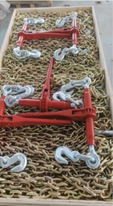 lot 10622 image: Ratchet Binder and Chain Set No. A 516 Chain (10) and Binders (5)