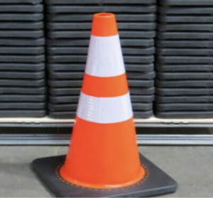 lot 10634 image: Lot of 25 Orange Traffic Cones
