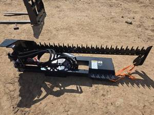 lot 10107 image: Wolverine Skid Steer Bar Mower Attachment
