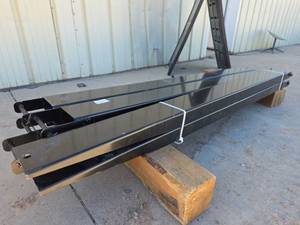 lot 10377 image: Heavy-Duty Forklift Extensions Set (One Pair) 6ft