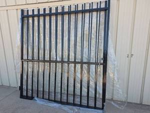 lot 10466 image: New Black Steel Security Gate 14