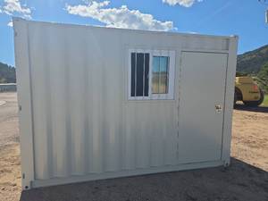 lot 10467 image: 12ft Modified Shipping Container Office