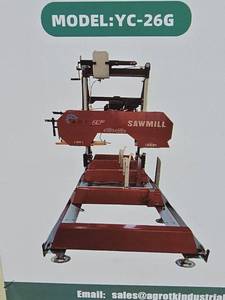 lot 10544 image: AGT YC-26G Portable Horizontal Band Sawmill